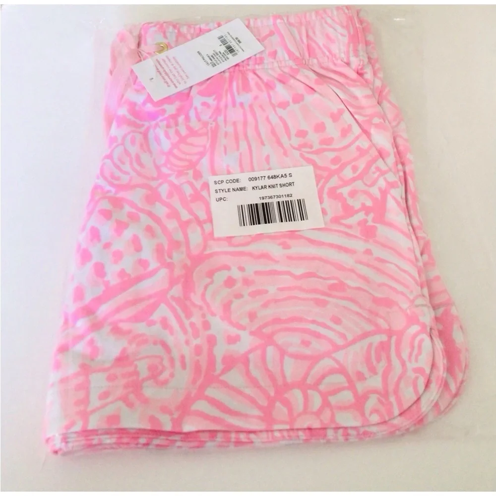 Lilly Pulitzer Kylar 5” Shorts-Pelican Pink Sea Cups-NWT - Picture 2 of 10